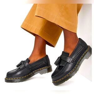 Dr Martens ADRIAN WOVEN TASSEL LOAFER CARRARA NWT